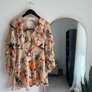 BCBGeneration Floral Mini Dress